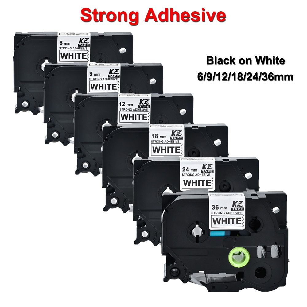 6/9/12/18/24/36 มม.tze-S211 tzeS221 tze-S231 tze-S241 tze-S251 tze-S261 Strong กาวลามิเนตเทปริบบิ้นใ