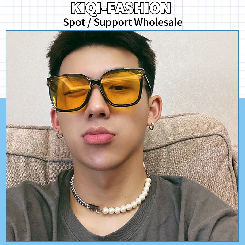 แฟชั่นคลาสสิกผู้ชายสแควร์ ยูวี400 แว่นตากันแดดแนวโน้ม อิน ลมยอดนิยมฤดูร้อนป้องกันรังสียูวีผู้ชายและผู้หญิงแว่นตากันแดด