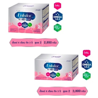 Enfalac smart+ 2 ขนาด 2,850gและ3,800g เอนฟาสมาร์ท (หมดอายุ 12/1/2025