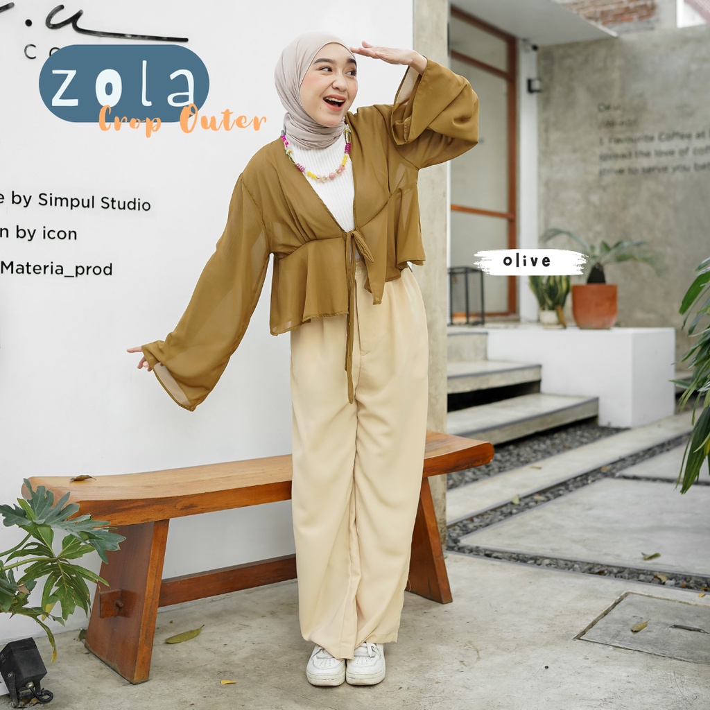 Unico Zola เสื้อครอปด้านนอก