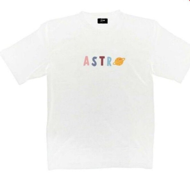 เสื้อ Oversized Astro Stuffs Size M สีขาวลิขสิทธิ์แท้100%(แบรนด์ของไบร์ท วชิรวิชญ์)