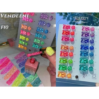 Vendeeni F10 สีฟลูออเรสเซนส์ดิสโก้แฟลช เซ็ท 15 สี Fluorescent Disco แถมชาร์ต