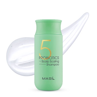 Masil 5 Scalp โปรไบโอติก แชมพูนวดหนังศีรษะ 5.1 ออนซ์ สครับหนังศีรษะ แชมพู สําหรับหนังศีรษะแห้ง หนังศีรษะ นวดหนังศีรษะ ดูแลหนังศีรษะ ดูแลเส้นผม ทําให้ผมเสีย สุขภาพดี