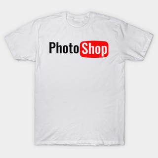 [S-5XL]เสื้อยืด พิมพ์ลาย Gildan Photoshop Youtube สําหรับผู้ชาย และผู้หญิง