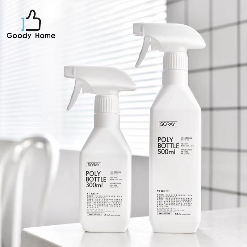 Goody Home ขวดสเปรย์พร้อมหัวฉีดทรงเหลี่ยม ขวดฟ๊อกกี้ ใส่น้ำยารีดผ้า ใส่น้ำเปล่า  ใส่ของเหลวอื่น ๆ
