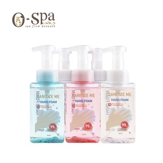 ลดแรง!! O-Spa Sanitize me foaming hand wash โอสปา โฟมล้างมือ กลิ่น Candy Cloud 400 ml 1ขวด(คละสี)