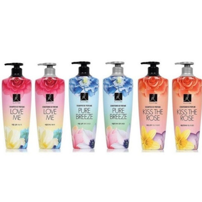 ELASTINE SHAMPOO & CONDITIONER DE PERFUME KISS THE ROSE