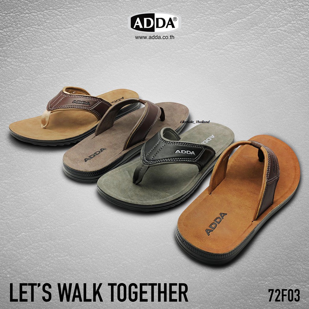 Adidas Rubber Soul 🔥ถูกสุด•ส่งไว•แท้ชัวร์💯 ADDA รองเท้าแตะรุ่น 72F03 รุ่นสุดฮิต..มาแล้ว ส่งพร้อมกล่องทุกคุ่