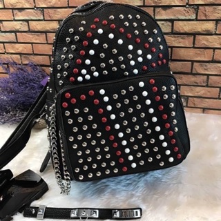 🌈 กระเป๋าเป้เท่ห์ๆ ไม่ซ้ำใครก็มาค๊ากับ ZARA BACKPACK WITH STUDS🍭