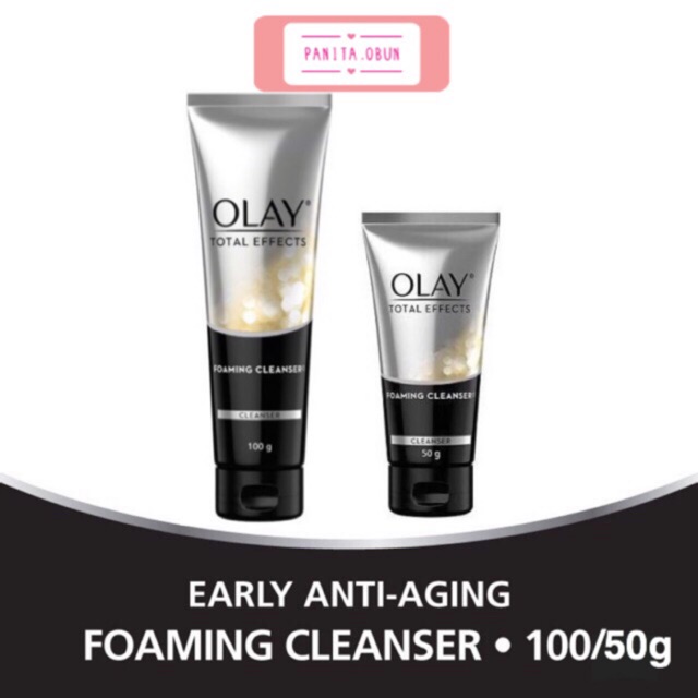 Olay total effects foaming cleanser /โอเลย์ โททัล เอฟเฟ็คส์ โฟมมิ่ง คลีนเซอร์