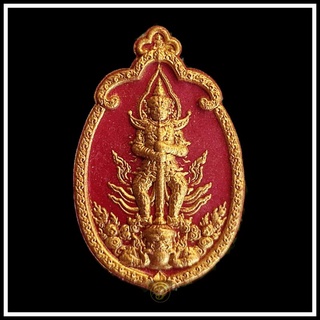 พระผงท้าวเวสสุวรรณหนุนดวงรุ่นกฐิน 63 (ประสบการณ์) ลพ.สมบูรณ์ วัดหงส์รัตนาราม เนื้อแดงปัดทอง