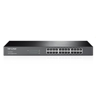 TP-Link TL-SG1024 24-port Gigabit Switch, 24 10/100/1000M RJ45 ports, 1U 19-inch rack-mountable steel case