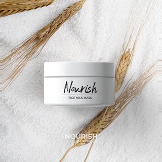 Nourish rice milk mask มาร์คบำรุงผิว ลดรอยแตกลาย