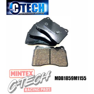 MINTEX C-Tech ผ้าเบรคเกรด Hi Performance ซี่รีย์ M1155 คู่หน้า มิตซูบิชิ MITSUBISHI (MB) Lancer Evolution V, VI, VII