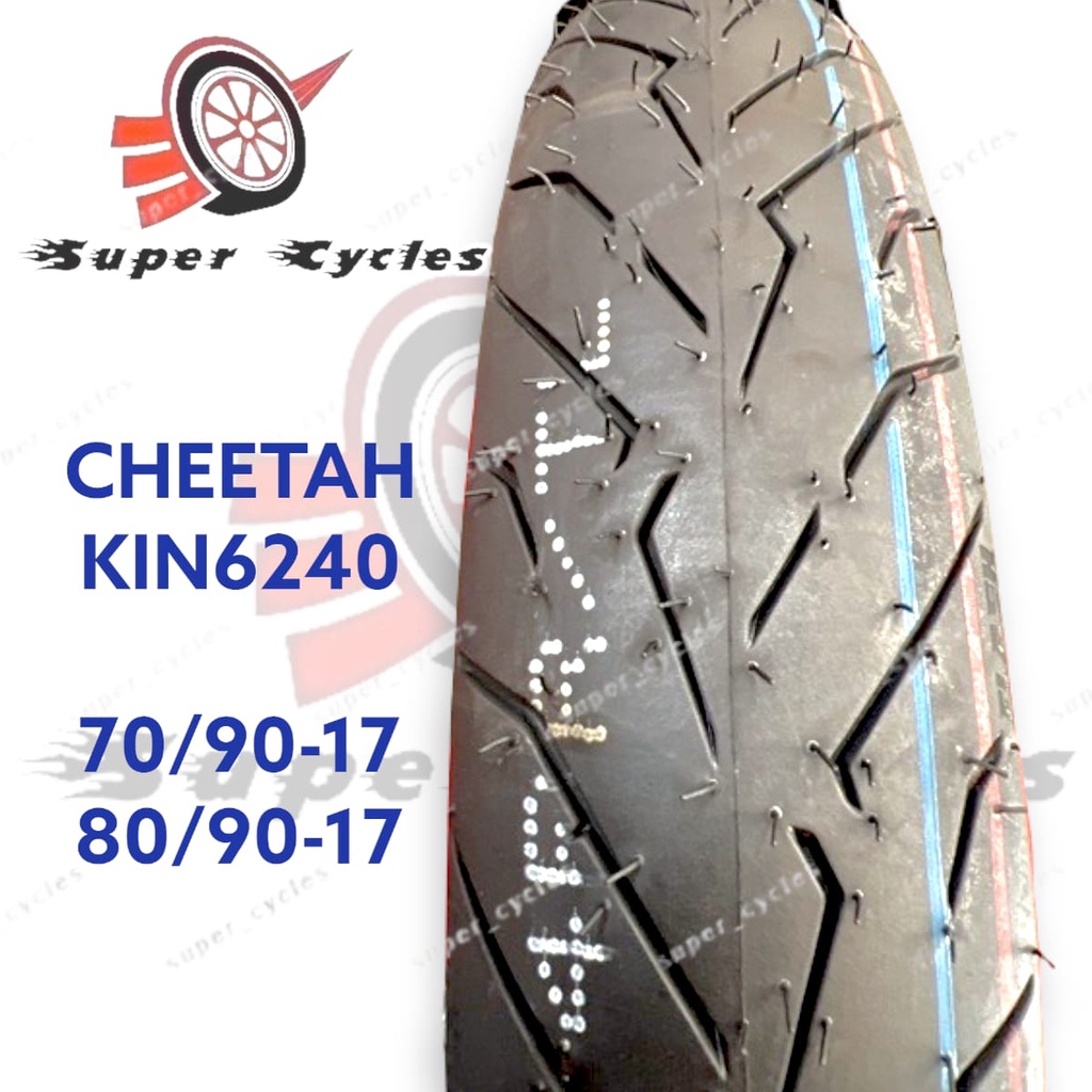 TAYAR CHEETAH KING KIN6240 TUBELESS 80/90-17, 70/90-17 TIRE PATTERN PIRELLI ROSSO SPORT
