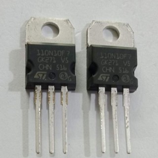 (ใส่โค้ดPEPE333 ลดเพิ่ม 15%)110N10F7 มอสเฟท110A 100V N-Channel STP110N10F7ตัวถังTO-220แท้-ต้นฉบับ ของดีเก่าเก็บ แพ็ค1ตัว