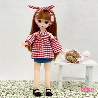 [ts1SZDOLL] Bjd เสื้อผ้าตุ๊กตา แฟชั่นฤดูใบไม้ผลิ และฤดูร้อน 30 ซม. 6 จุด DOM