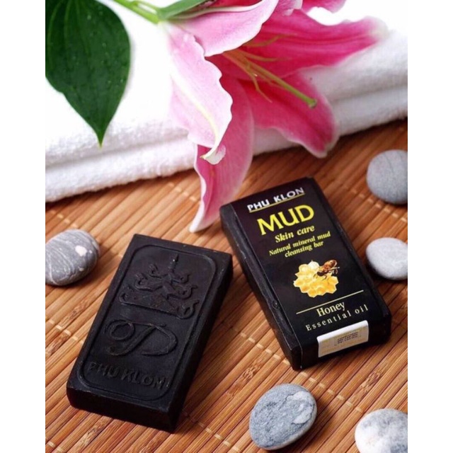 พร้อมส่ง🎯แพ็คคู่369฿ สบู่ล้างหน้า ผสมโคลนธรรมชาติ ภูโคลน สบู่ภูโคลน Phuklon Mud Soap สบู่ล้างหน้าภูโคลน สบู่ออแกนิค 100ก