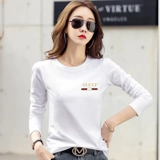 ⭐TL-468⭐ เสื้อยืดแขนยาวแฟชั่นสาวหนุ่มเรียบง่าย ใส่สบาย ลายการ์ตูนน่ารัก มีไซส์ครบ ปลีกและส่ง