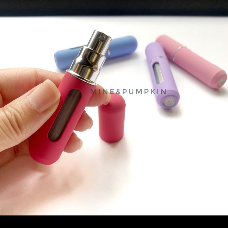 【M&P】 🎉 ขวดปั๊มแบ่งน้ำหอม ขนาดพกพา 5 มล สีพลาสเทล ขวดน้ำหอมเปล่า ขวดน้ำหอมพกพาสะดวก