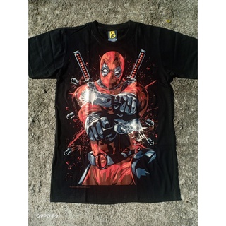 เสื้อยืดโอเวอร์ไซส์Pg39 เสื้อยืดผ้าฝ้าย พิมพ์ลายการ์ตูน BARREL GUN SLINGER DC COMIC HERO MOVIE EDITION สีดําS-4XL