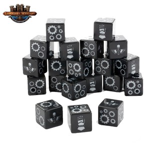 [พร้อมส่ง]Warhammer :40K :IRON HANDS DICE SET โมเดลเกมสนามจำลอง