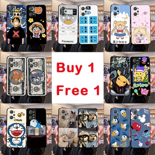 &lt;ซื้อ 1 ฟรี 1&gt; เคสโทรศัพท์มือถือ ลายการ์ตูนอนิเมะเซเลอร์มูน ปิกาจู สําหรับ Realme GT Neo 2 GT Neo 3