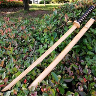 ✣♟▨ดาบไม้พร้อมฝัก Kendo ดาบไม้ญี่ปุ่น Iaido โรงเรียนกีฬาพิเศษปฏิบัติของเล่นประสิทธิภาพมีดไม้ทั้งหมด