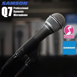 ไมค์โครโฟนสำหรับร้องเพลง SAMSON  Q7 Dynamic Microphone สินค้านำเข้าโดยตัวแทนจำหน่ายในประเทศไทย