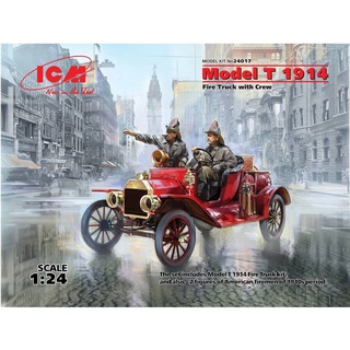 1/24 Fire truck w/crew 1914, ICM # 24017