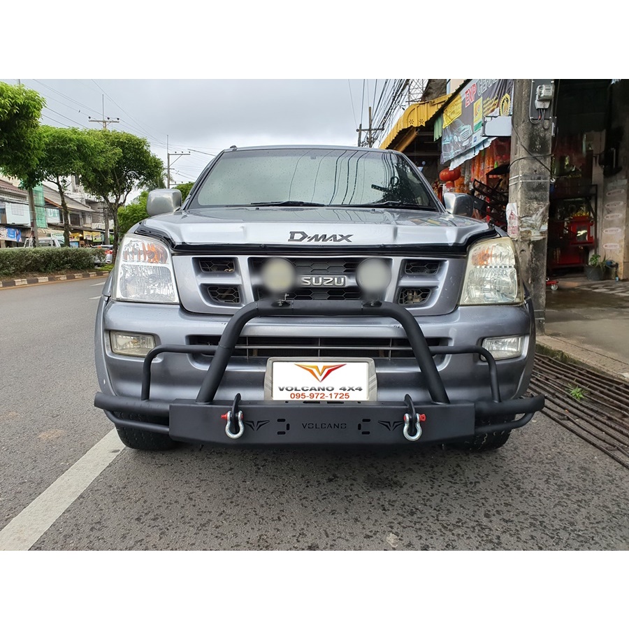กันชนหน้าเสริม ดีแม็กเก่าทุกรุ่น 2002-2011  F62 volcano กันชนหน้าออฟโรด Isuzu Dmax 2002-2011 Front b