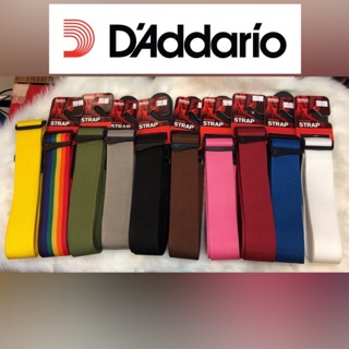 สายสะพายกีต้าร์ D’addario Seat Belt Guitar Strap ของแท้ Made in 🇨🇦