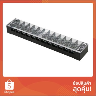 ตัวต่อสายไฟ แผงต่อสายโลหะ 12 ช่อง TEND TB25-12 25A อุปกรณ์เดินสายไฟ งานระบบไฟฟ้า TERMINAL BLOCK TEND TB25-12 25A