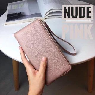 ❤️พร้อมส่ง กระเป๋าสตางค์หนังแท้ หนังนุ่มมากค่ะ มี 6 สี #7747