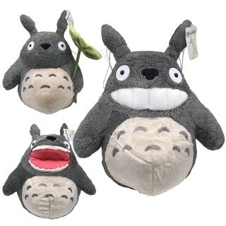 หมอนตุ๊กตานุ่ม รูปการ์ตูนอนิเมะ My Neighbor Totoro สีเทา ขนาด 14 นิ้ว
