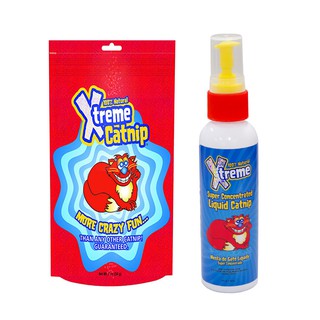 หญ้าแมว Xtreme Catnip แบบผงและแบบสเปรย์