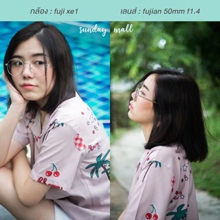 เลนส์ละลายหลัง 50mm f1.4❗️เลนส์มือหมุน เลนส์หน้าชัดหลังเบลอ Fujian 50mm f1.4 Lens Sundaymall