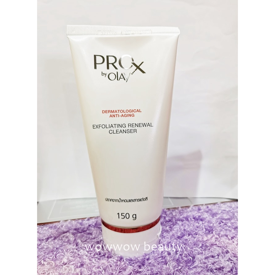 Prox By Olay Dermatological Anti-Aging Youth Exfoliating Renewal Foam Cleanser 150 ml. โฟมล้างหน้าลด