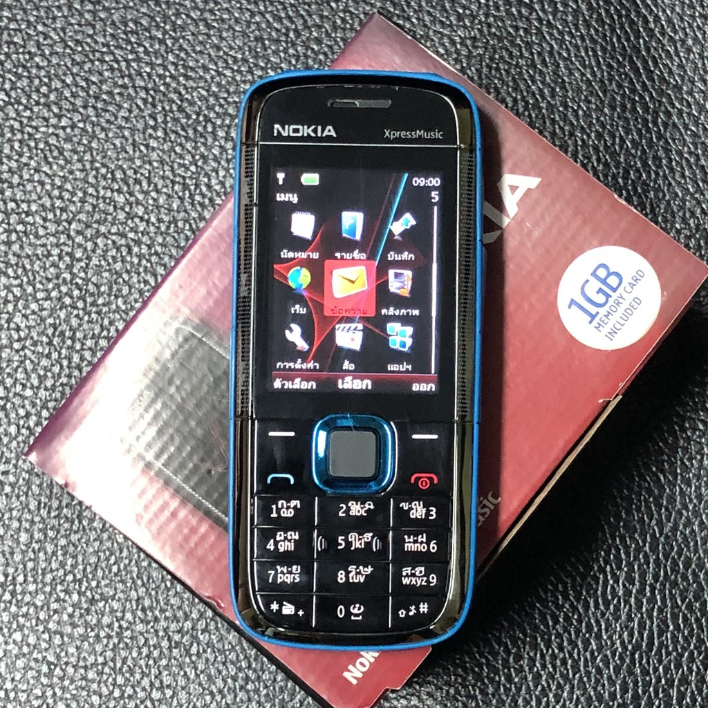 Nokia 5130 Xpress Music Original โทรศัพท์มือถือ ปุ่มโทรศัพท์ใช้ได้ AIS DTAC TRUE 4G ซิมการ์ด แป้นภาษ