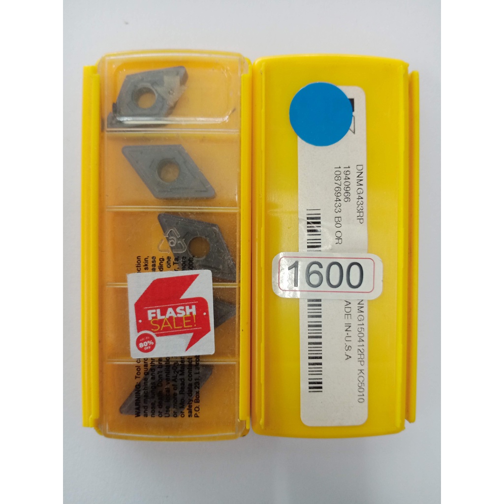 KENNAMETAL DNMG150412-RP KC5010 Carbide Insert อินเสิร์ท คาร์ไบด์ สินค้าลดราคา มีจำนวนจำกัด ของแท้10