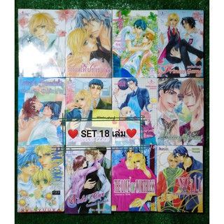 (SET 18 เล่ม)​ ผลงานของ อ. YUUNA การ์ตูนวายมือสอง มังงะวาย