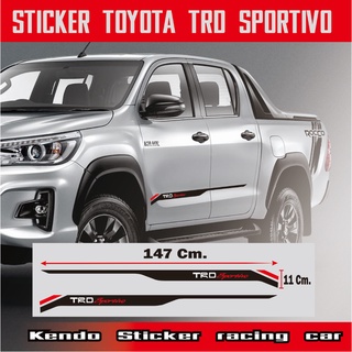 สติ๊กเกอร์ติดข้างประตู TOYOTA TRD SPORTIVO