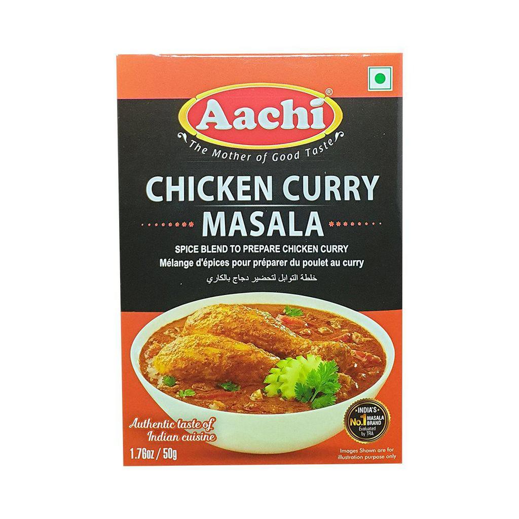 Aachi Chicken Curry masala 50g  เครื่องแกงมัสมั่นไก่