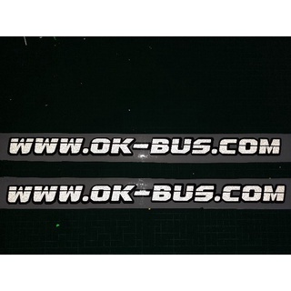 สติ๊กเกอร์ ,OK-BUS ติดรถทั่วไป