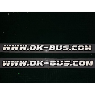 สติ๊กเกอร์ ,OK-BUS ติดรถทั่วไป