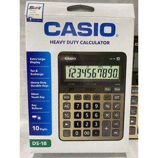 Casio DS-1B เครื่องคิดเลขตั้งโต๊ะ Heavy Duty 10หลัก ของแท้