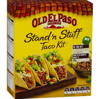 ถูกที่สุด✅  Oldelpaso Standn Stuff Taco Kit 295g.ชุดทาโก้พร้อมซอส คุณภาพระดับพรีเมี่ยม