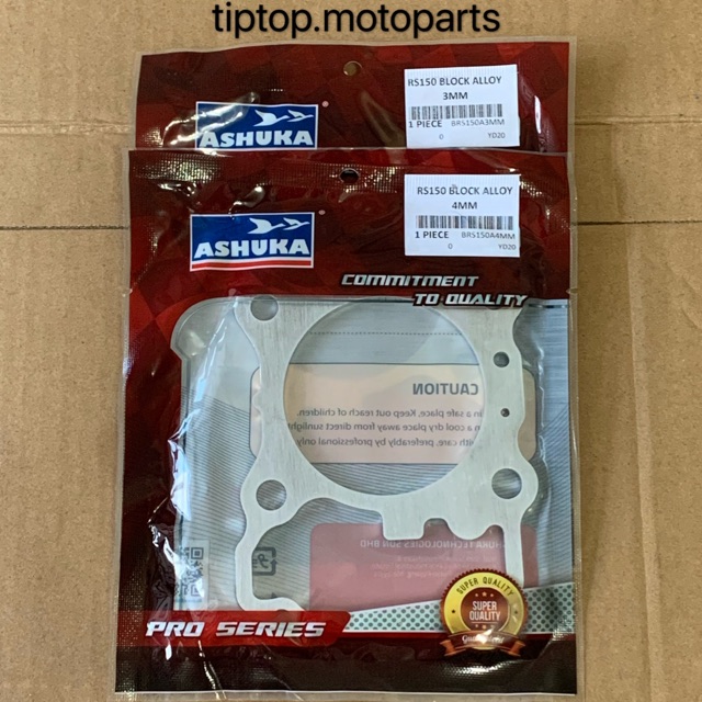 HONDA RS150 RACING BLOCK GASKET ALLOY 3MM-4MM ASHUKA