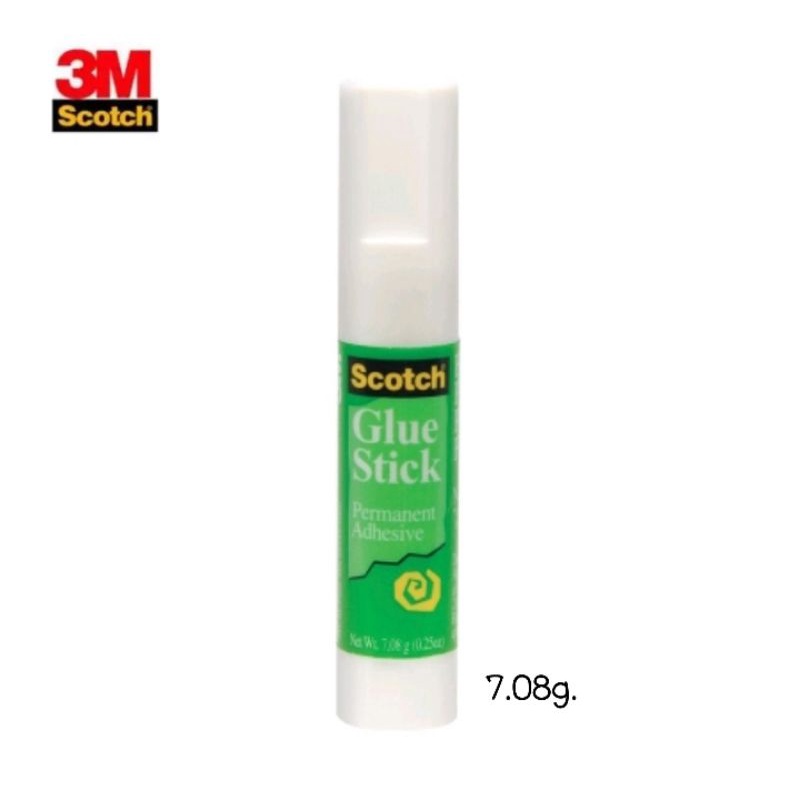 3M Scotch กาวแท่งสีขาว สก๊อซ์ Glue Stick ขนาด 7.08g.