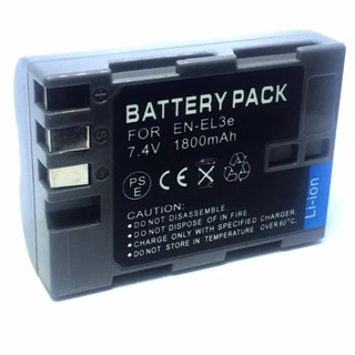 แบตเตอรี่กล้องนิคอน รหัสแบต EN-EL3E  EN-EL3  ENEL3E Replacement Battery for Nikon D90, D80, D300, D300s, D700, D200...